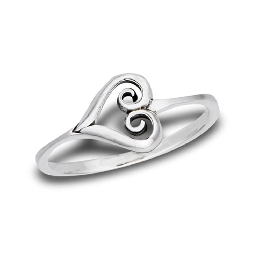 NWT-Sterling Silver (925) Dainty Celtic Heart Ring